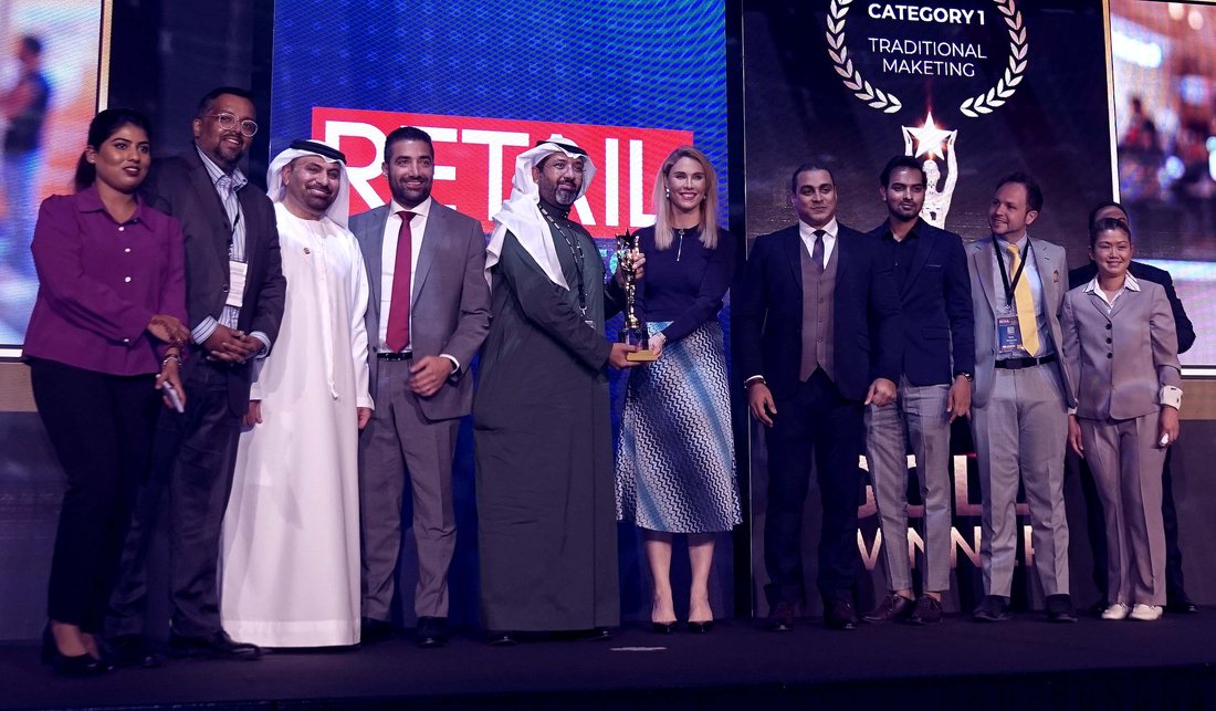 Awards night, on stage