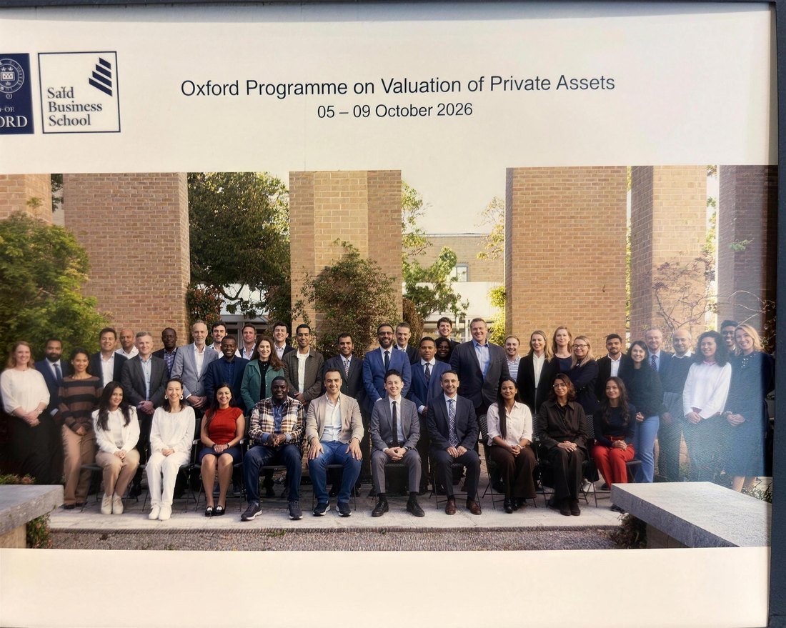 Oxford Programme on Valuation of Private Assets, October 2026